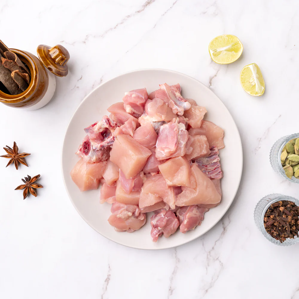 Madhu's Herbal chicken - curry cut